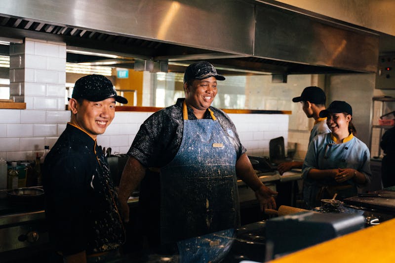 Chuys kitchen team preparing fresh food with care and dedication